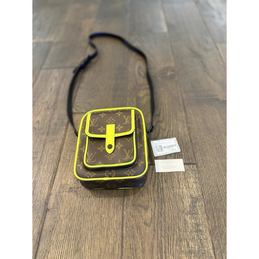 Louis Vuitton Monogram Macassar Christopher M80793 Shoulder Bag